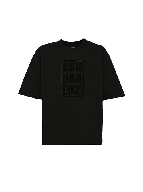 T-shirt in misto cotone con logo DSQUARED2 | S74GU0892 D25006900